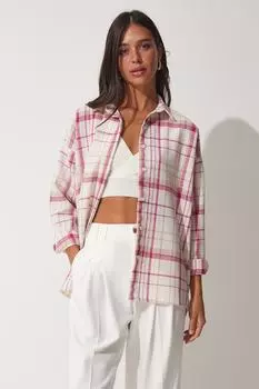 Рубашка - Розовая - Классический крой Happiness stanbul, розовый