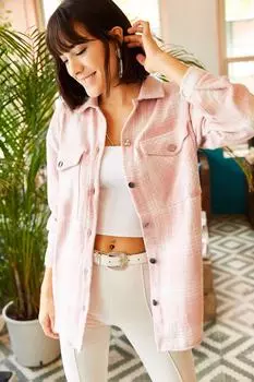 Рубашка - Розовая - Классический крой Olalook, розовый