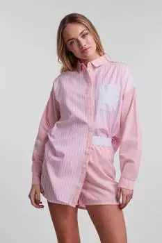 Рубашка - Розовая - Классический крой PIECES, розовый