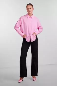 Рубашка - Розовая - Классический крой PIECES, розовый