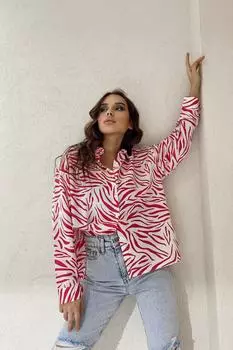 Рубашка - Розовая - Классический крой Trend Alaat Stili, розовый