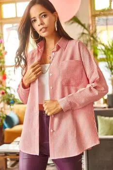 Рубашка - Розовая - Oversize Olalook, розовый