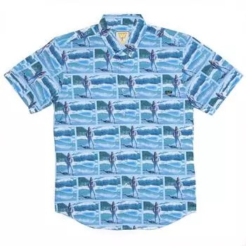 Рубашка RSVLTS Bret Hart, синий