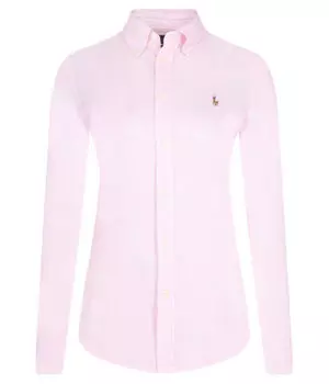 Рубашка рубашка Хайди Slim fit Polo Ralph Lauren, розовый