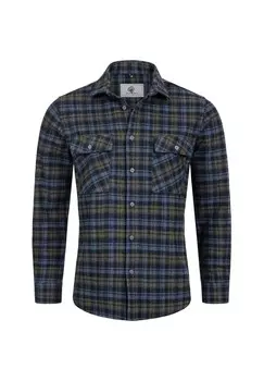 Рубашка Рубашка в клетку стандартного кроя Rock Creek, синий