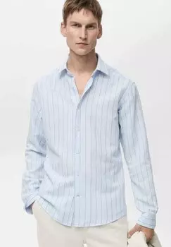 Рубашка RUG Mango, светло-голубой