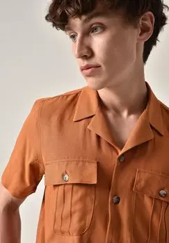 Рубашка Ruggero Antioch, оранжевая