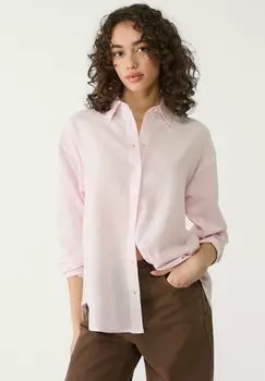 Рубашка RUSTIKALES DAILY Stradivarius, розовый