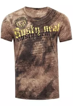 Рубашка Rusty Neal, коричневый