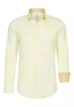 Рубашка Rusty Neal Slim fit Button Up, светло-желтый