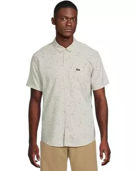 Рубашка RVCA Thatll Do Print Short, цвет Green Tea