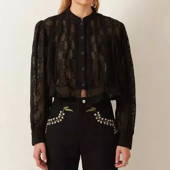 Рубашка Ryland Daisy в блэкджеке ALIX OF BOHEMIA, цвет blackjack