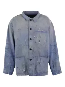 Рубашка с эффектом потертости SAINT MXXXXXX, синий