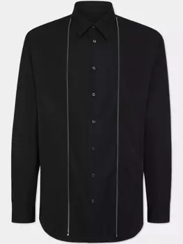 Рубашка с аппликацией DSQUARED2, черный