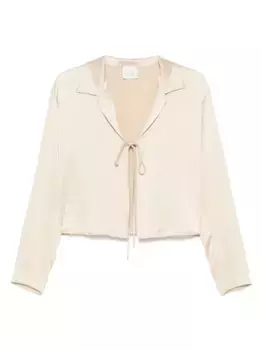 Рубашка с атласной отделкой Alysi, нейтральный