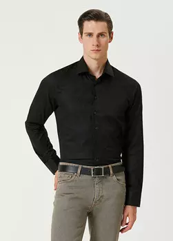 Рубашка с этническим рисунком Etro, черный