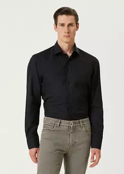 Рубашка с этническим рисунком Etro, черный