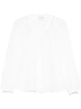 Рубашка с бахромой Forte Forte, белый