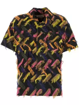 Рубашка с бахромой от Vivienne Westwood, черный