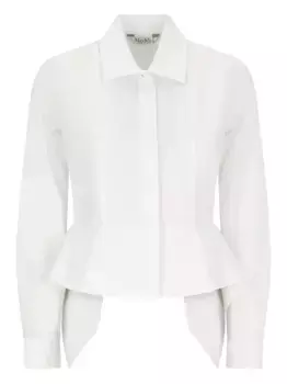 Рубашка с баской MAX MARA, белый