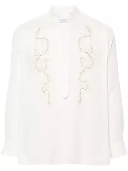 Рубашка с цепочкой Lardini, бежевый