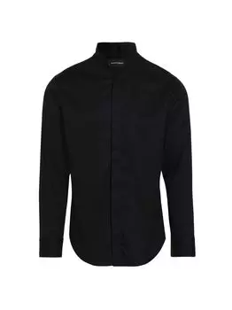 Рубашка с церемониальным платьем Emporio Armani, черный