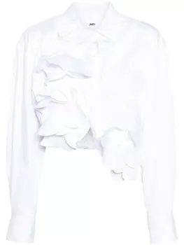 Рубашка с цветочным декором JNBY, белый