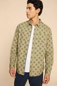 Рубашка с цветочным принтом Daisy White Stuff, зеленый