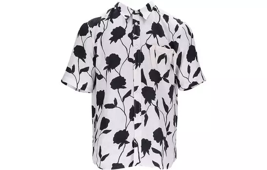 Рубашка с цветочным принтом Melo Jacquemus, белый