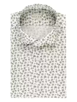 Рубашка с цветочным принтом Xacus, белый