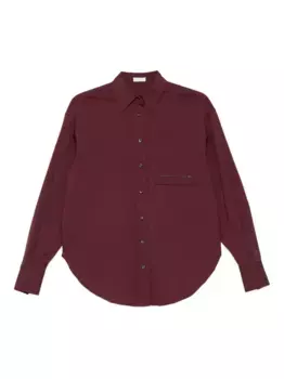 Рубашка с декором Monili Brunello Cucinelli, фиолетовый