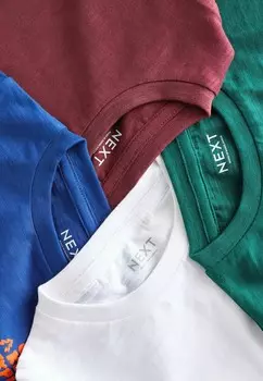 Рубашка с длинным рукавом 4 PACK REGULAR FIT Next, синий