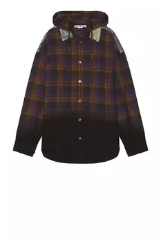 Рубашка с длинным рукавом Acne Studios, фиолетовый/коричневый