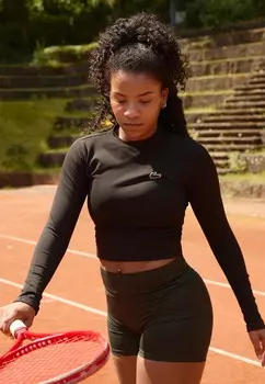 Рубашка с длинным рукавом ACTIVE TRAINING SEAMLESS Lacoste Sport, черный