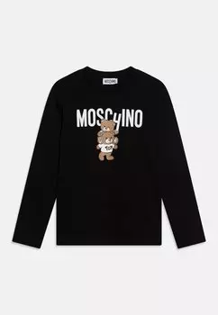 Рубашка с длинным рукавом Addition Unisex MOSCHINO, черный
