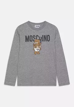 Рубашка с длинным рукавом ADDITION UNISEX MOSCHINO, пестрый серый