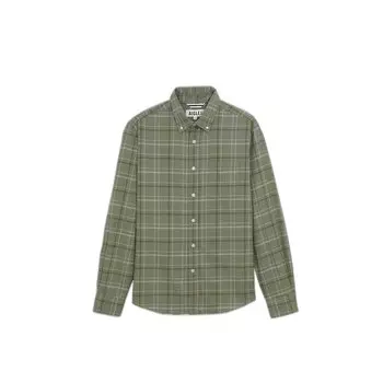 Рубашка с длинным рукавом Aigle Oxford, зеленый