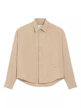 Рубашка с длинным рукавом AMI Paris, нейтральный