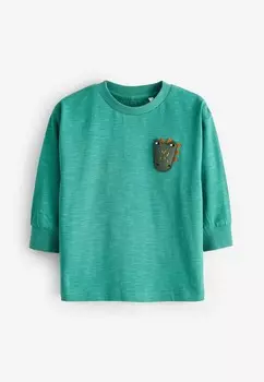 Рубашка с длинным рукавом ANIMAL CHARACTER 3 PACK -REGULAR FIT Next, зеленый