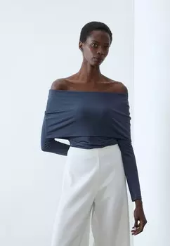 Рубашка с длинным рукавом Anna Field, сине-серый