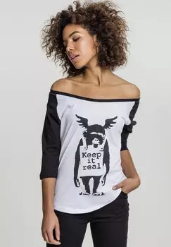 Рубашка с длинным рукавом APE Merchcode, цвет white/black