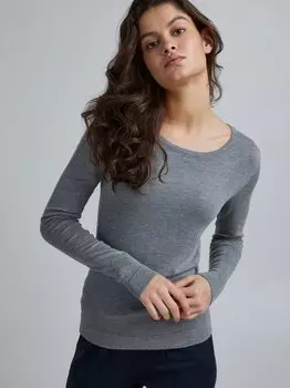 Рубашка с длинным рукавом эрафа Ichi, серый