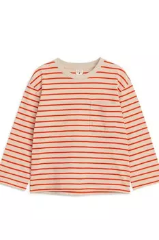 Рубашка с длинным рукавом Arket, бежевый