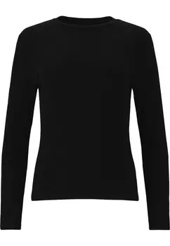 Рубашка с длинным рукавом Athlecia, черный