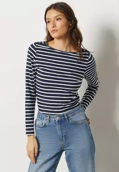 Рубашка с длинным рукавом BATOU Etam, цвет dark blue