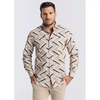 Рубашка с длинным рукавом Bendorff 134158, коричневый