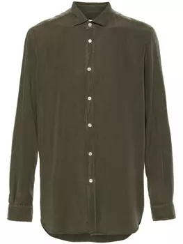 Рубашка с длинным рукавом Boglioli, зеленая