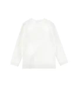 Рубашка с длинным рукавом BOOKS Monnalisa, белый
