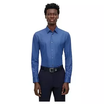 Рубашка с длинным рукавом BOSS Roan F 10250599, синий