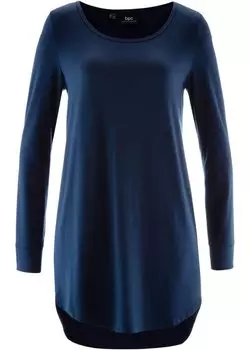Рубашка с длинным рукавом Bpc Bonprix Collection, синий